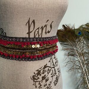 ⭐️HOST PICK⭐️ NEW Anthropologie Beaded Belt, S